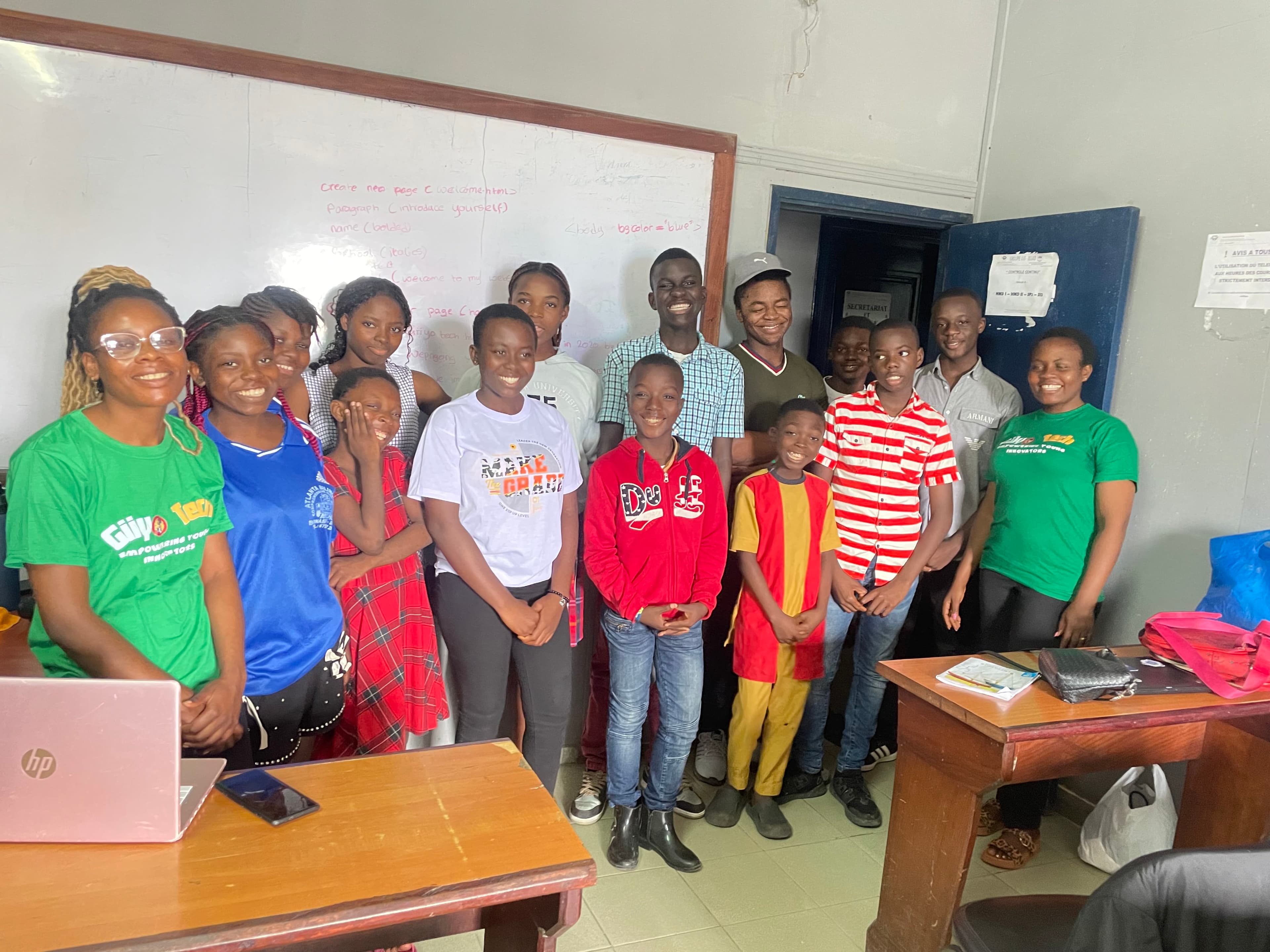 Students during a Giiyo Tech classroom session